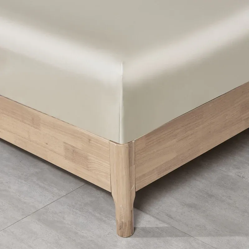 Sheets Daniadown Pima Cotton Queen 15" Fitted Stone