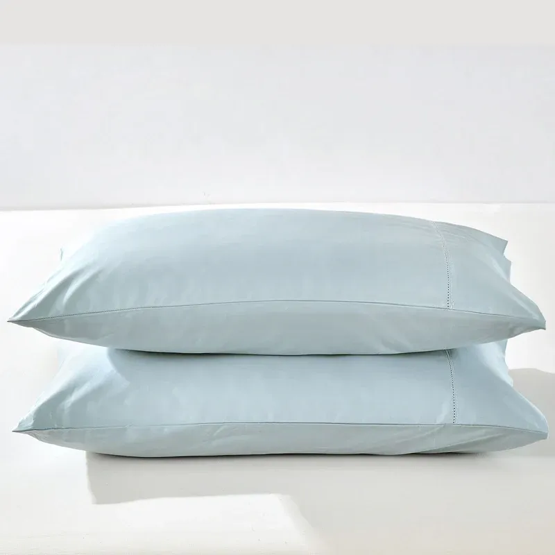 Pillow Cases Daniadown Standard/Queen ( Pair ) Ice Blue Pima Cotton