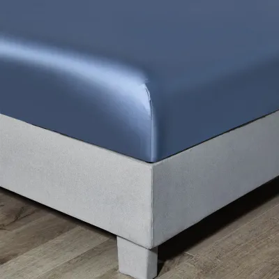 Sheets Daniadown Pima Cotton Queen 15" Fitted Ink