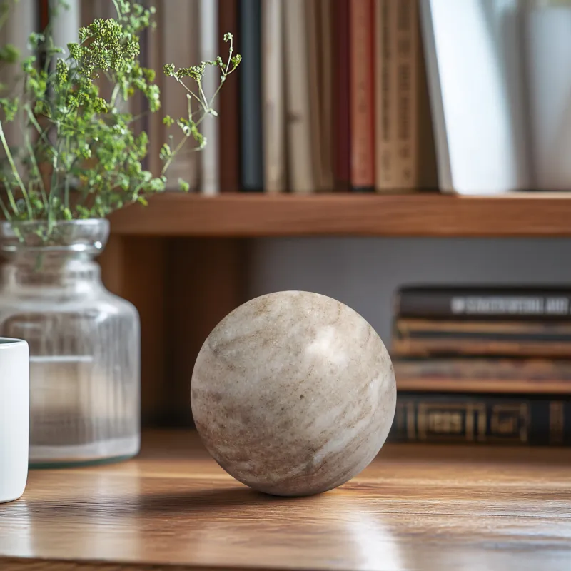 Sphere T&T 2.75" Dia Decor Ball Brown 904523C