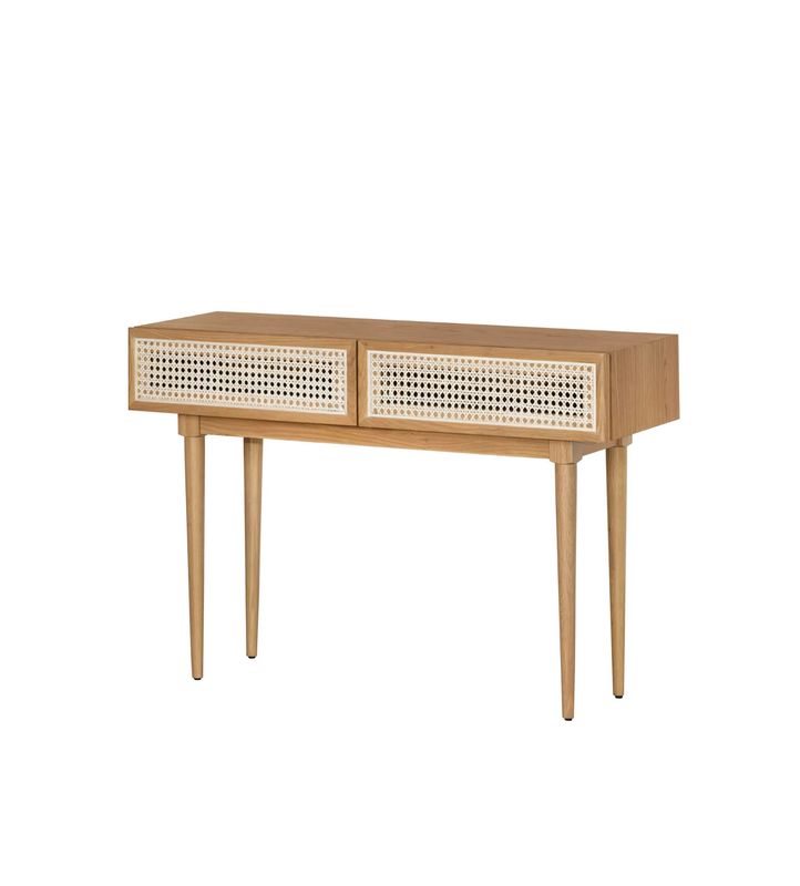 LH Cane Console Natural CAN033B-N LH Cane Console Natural CAN033B-N