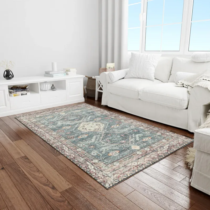 Rugs Avocado 2 x 2'11" Crystal Villaria Arctic Blue