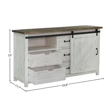 LH Provence 3 Drawer Dresser PVN006