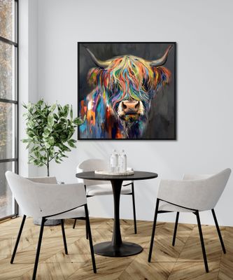 Streamline Art Rainbow Highland 32 x 32 FRC24164
