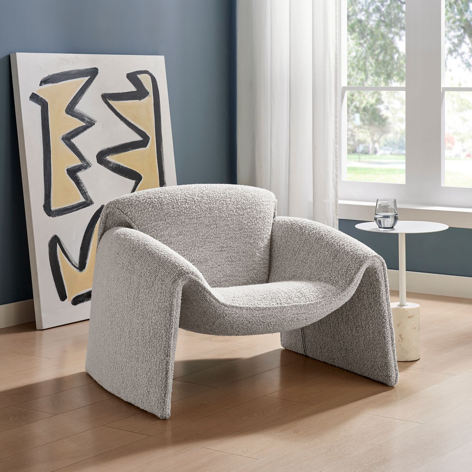Stylus Addison Arm Chair Merino Cotton