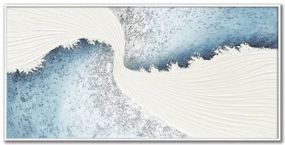 Streamline Art Coastal Drift in Motion 30x60 CHY25128