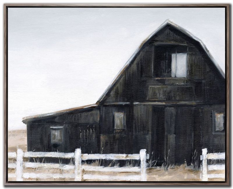 Streamline Art Black Barn ll 24x30 WBG24238 Streamline Art Black Barn ll 24x30 WBG24238