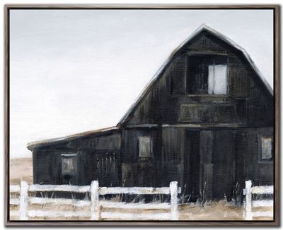 Streamline Art Black Barn ll 24x30 WBG24238