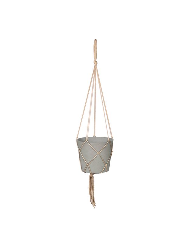 Planter LH Hanging Pot Cement Grey PAT024-XS