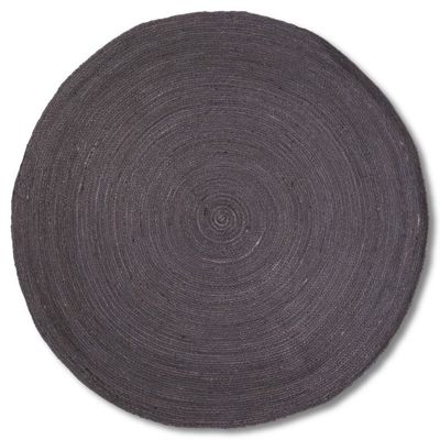 Rugs Viana Round Jute Charcoal 5’ JURC-55-5501