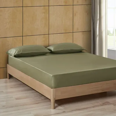 Sheets Daniadown Pima Cotton Queen Fitted 15” Moss Sheets Daniadown Pima Cotton Queen Fitted 15” Moss