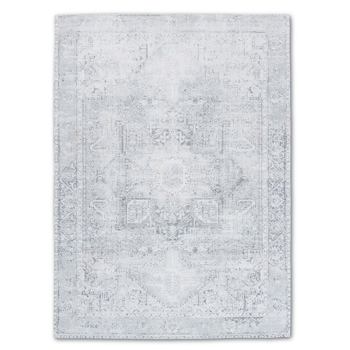 Rugs Viana Sparx Washable Grey 4’ x 6’ PPL-903