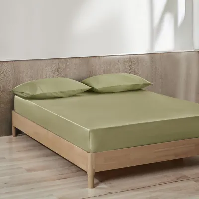 Sheets Daniadown Pima Cotton Queen Fitted 18” Cypress