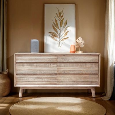 LH Gia 6 Drawer Dresser GIA006