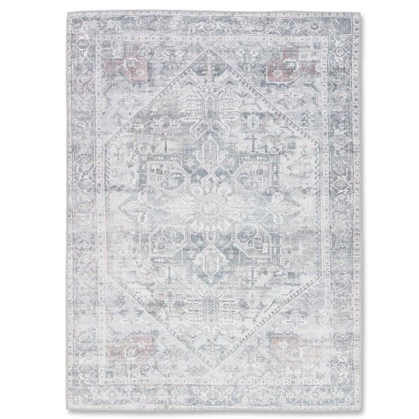 Rugs Viana Aura Spill Proof Grey 5' x 7’ AUR-1167