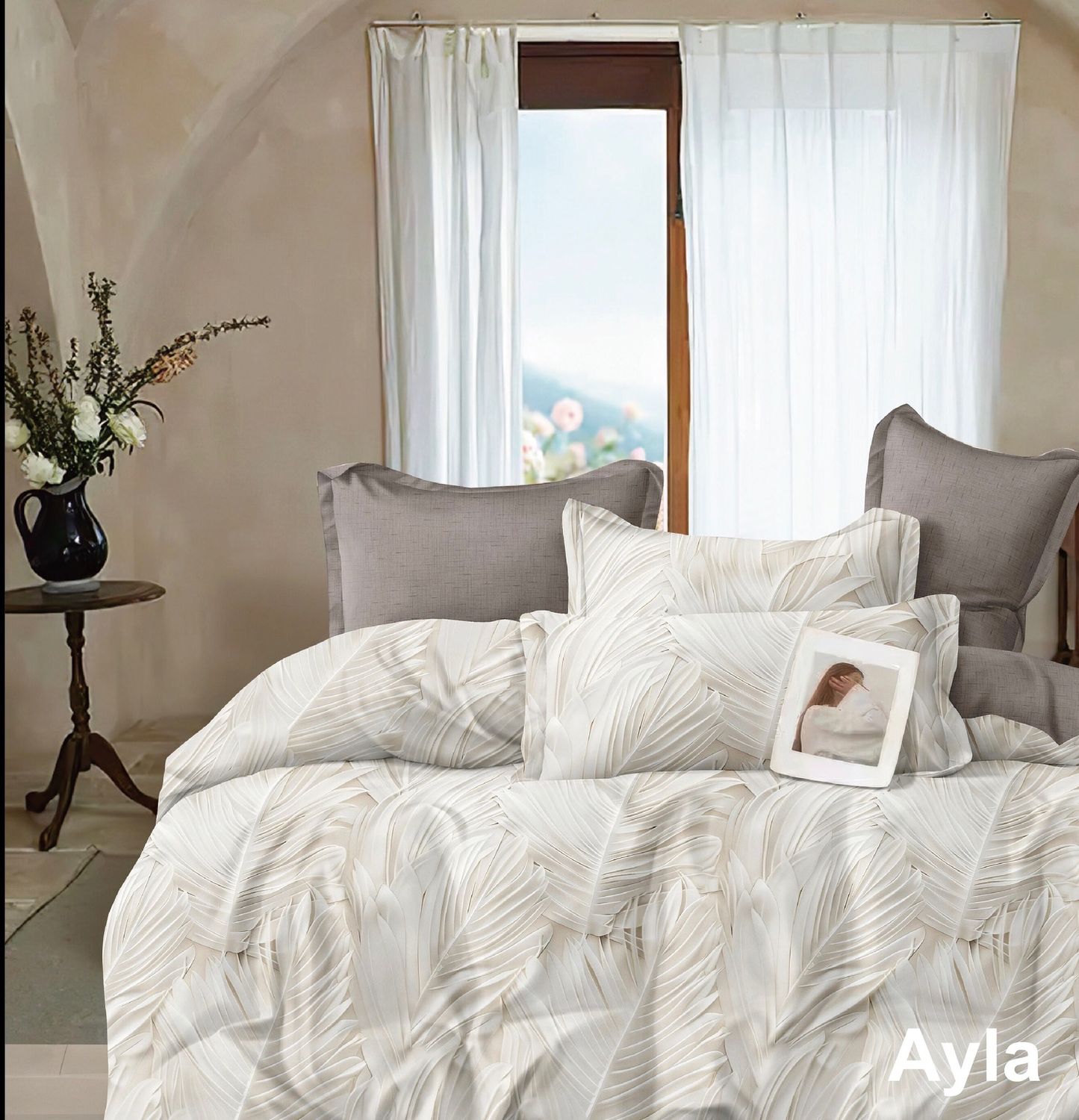 Duvet Cover Contempo Ayla King w/ shams