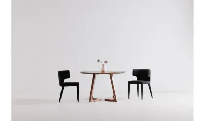 Moes Godenza Round Dining Table Brown CB-1003-03-0