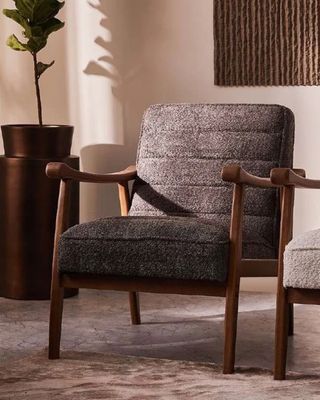 NACH Armchair Petal Path Grey VV-24403GR