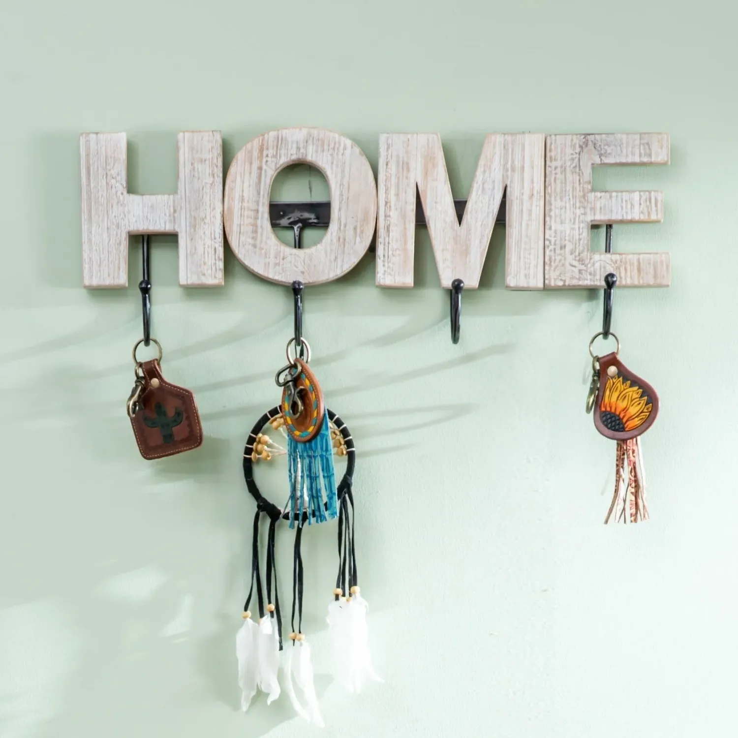 Hook NACH Home Wood Rack White VV-22747 Hook NACH Home Wood Rack White VV-22747