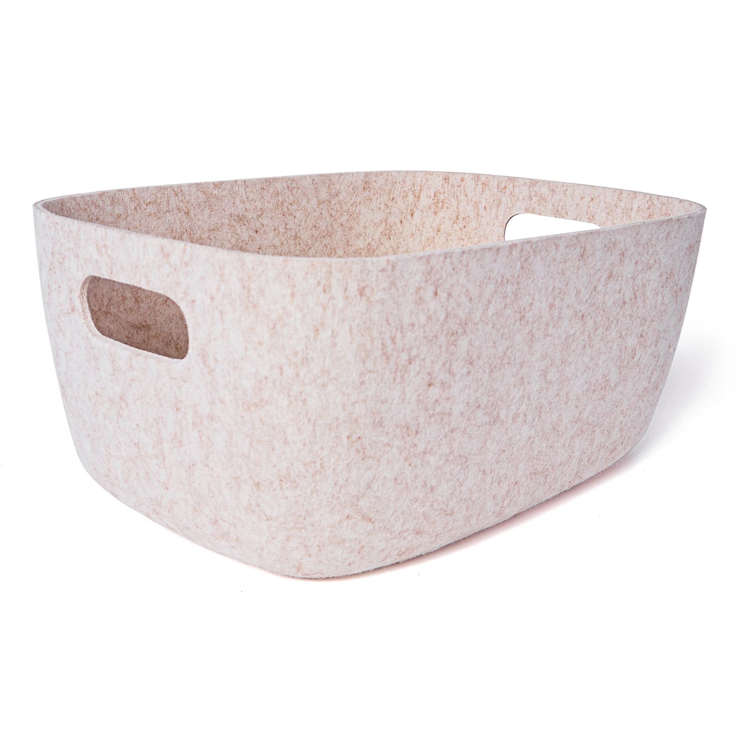 Basket Cathay Felt Cream Oval 14x11 10-2694