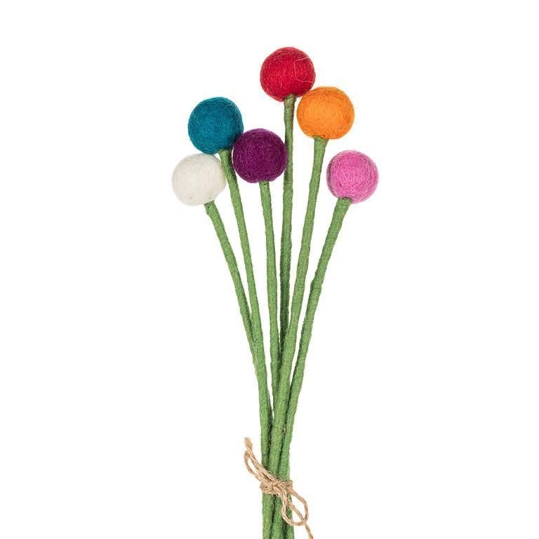 Plant Abbott 7 Ball Flower Stem Asst.