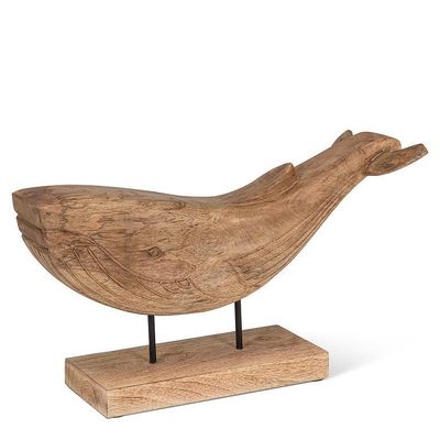 Decor Abbott Swimming Whale Sculpture 20”