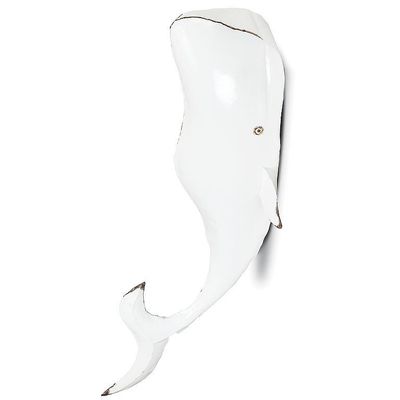 Wall Decor Abbott Whale Antq White XLG