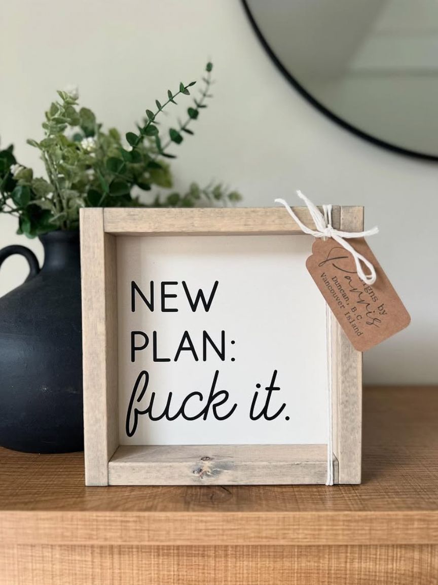 Signs by Parris New Plan 9" x 9"