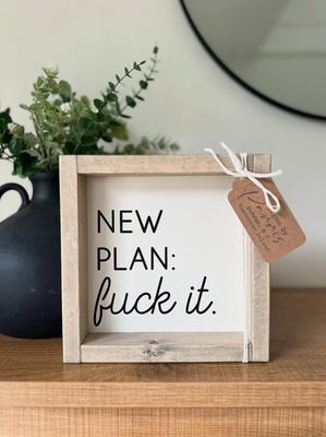 Signs by Parris New Plan 9" x 9"