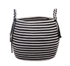 Basket Ganz Black & White Stripe Med CB197669