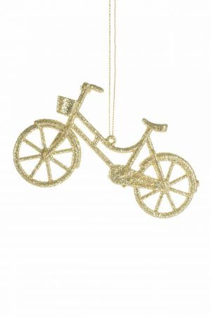 Xmas Starlight Gold Bicycle Ornament DK0549