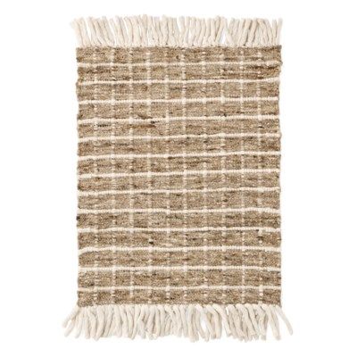 Rug ADV Handwoven Wool Nat/Brn 2x3 B7165000