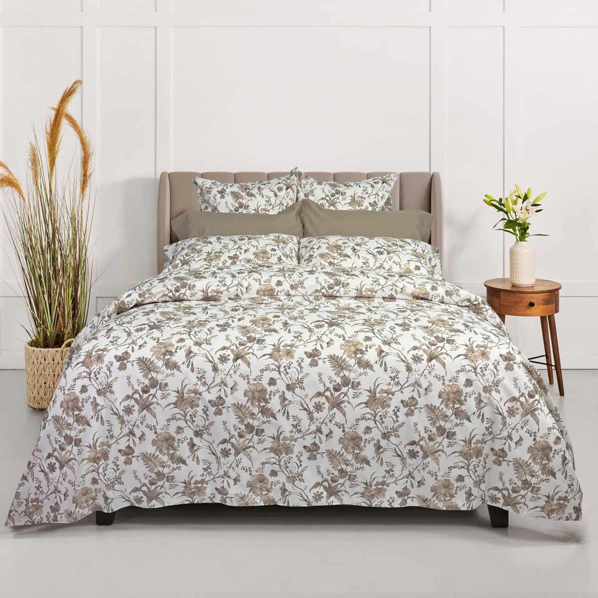 Duvet Cover Cuddledown Prairie  Queen w/ shams