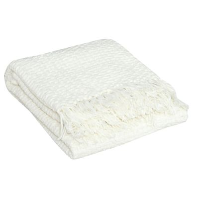 Throw Fab Styles Weave Cream 50x60 31944