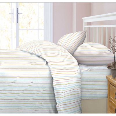 Sheet Set Fab Styles Grey Stripe Twin 31892