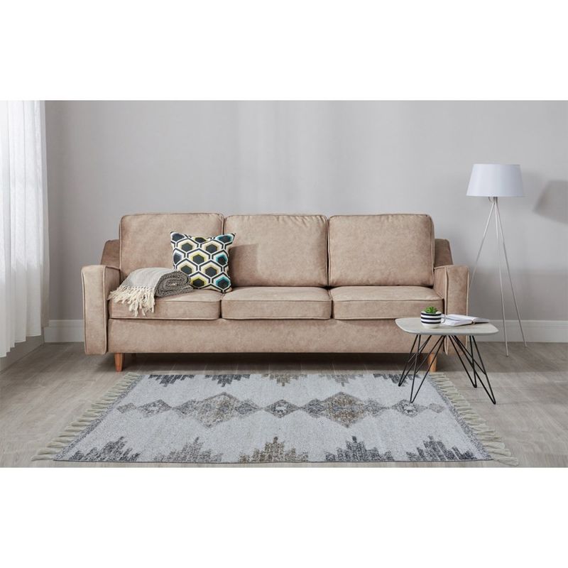 Rugs Fab Styles Cotton / Jute Gold 48” x 72” 61890