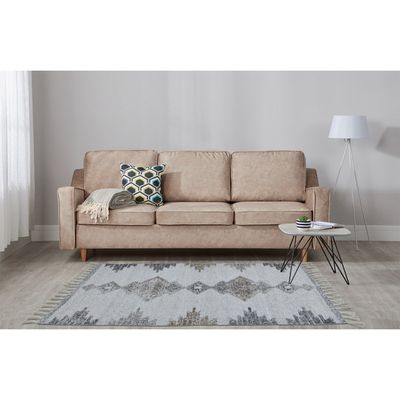 Rugs Fab Styles Cotton / Jute Gold 48” x 72” 61890