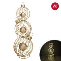 Xmas Danson Spinning Glitter Balls X87770 Xmas Danson Spinning Glitter Balls X87770