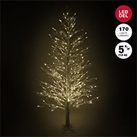 Xmas Danson Prelit White Birch Tree Microdot LED X85229