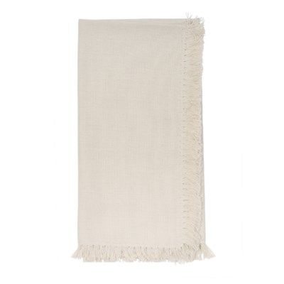 Napkin Harman Sutton Fringe Natural S/4