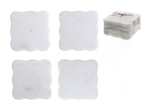 Coasters CasaDecor Butterfly Marble Set 4 AP1049