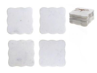 Coasters CasaDecor Butterfly Marble Set 4 AP1049