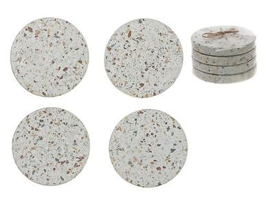Coasters CasaDecor Terrazzo Round Set 4 AP1055