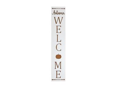 Sign CasaDecor White Welcome Wall ME3077