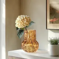 Vase T&T Canyon 7 Vase T&T Canyon 7" Glass Tall 904406A