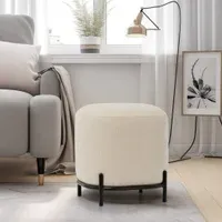 T&T Ottoman Pender Pin Leg Oatmeal Cream 950223A T&T Ottoman Pender Pin Leg Oatmeal Cream 950223A