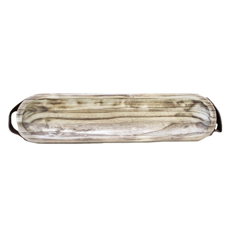 Tray Koppers Oval Wood 54504