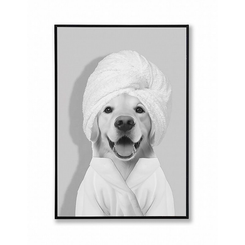 Art Koppers Dog In Towel 54832