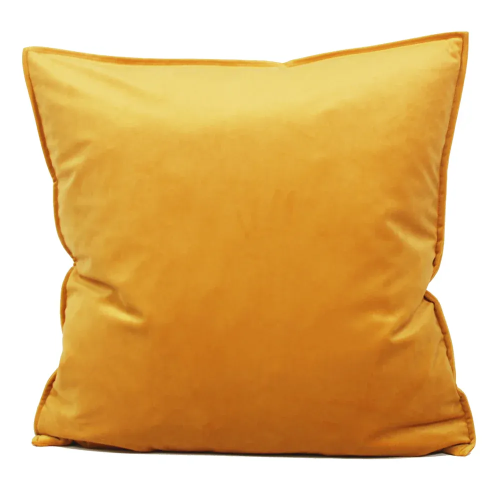 Cushions Daniadown Dutch Velvet Mustard Sofa 20 x 20