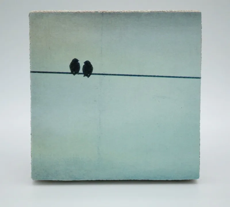 Cedar Mountain Art Block Two Little Birds Cedar Mountain Art Block Two Little Birds